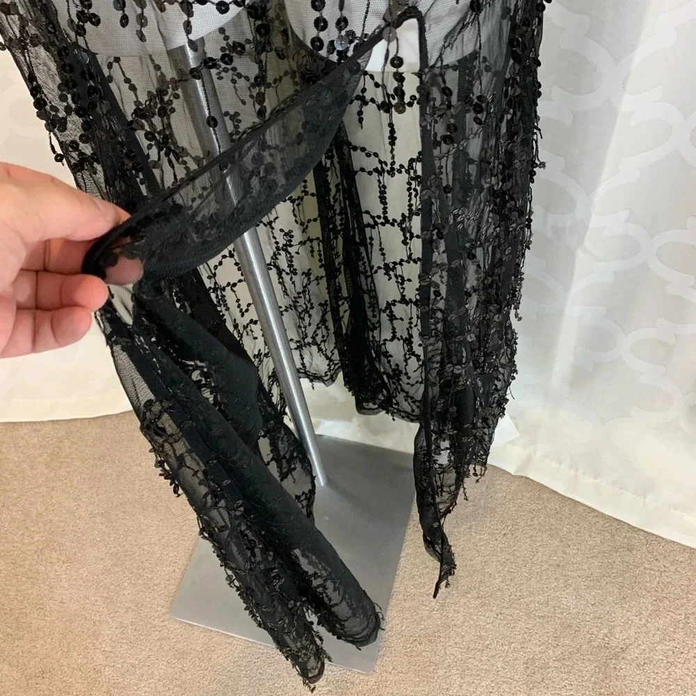 PrettyLittleThing Valentina Black Maxi Dress - Picture 6 of 8